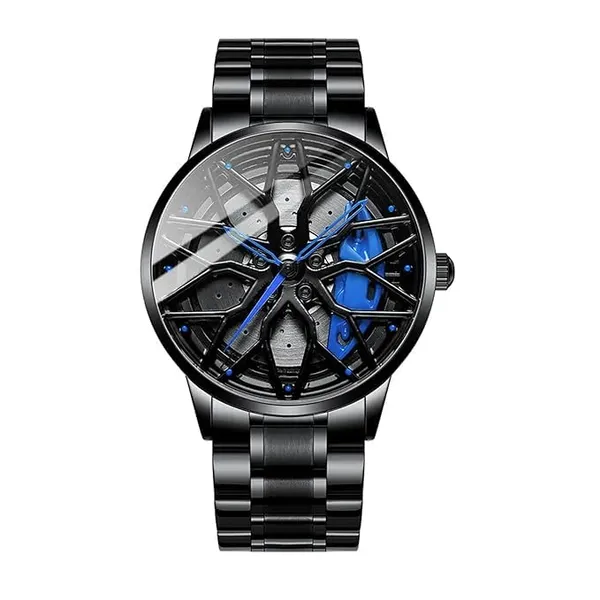 ZYVRA_Black_Stainless_Steel_Analog_Watch_For_Unisex