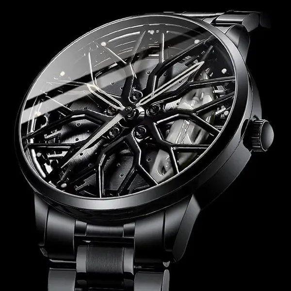 ZYVRA_Black_Stainless_Steel_Analog_Watch_For_Unisex