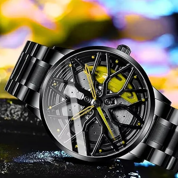 ZYVRA_Black_Stainless_Steel_Analog_Watch_For_Unisex