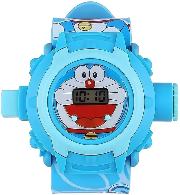 ZYVRA_Green_&_Blue_Faux_Leather_Digital_Watch_For_Unisex