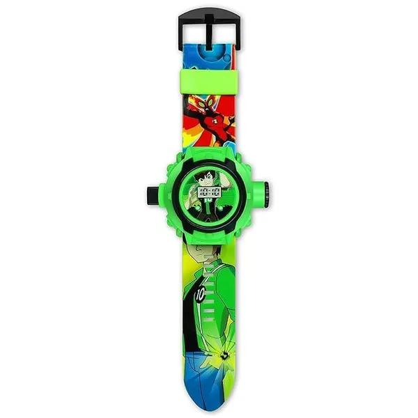 ZYVRA_Green_&_Blue_Faux_Leather_Digital_Watch_For_Unisex
