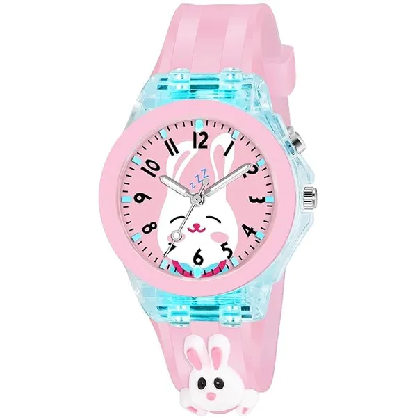 ZYVRA_Pink_Faux_Leather_Analog_Watch_For_Unisex