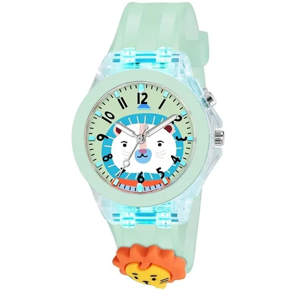 ZYVRA_Green_Faux_Leather_Analog_Watch_For_Unisex
