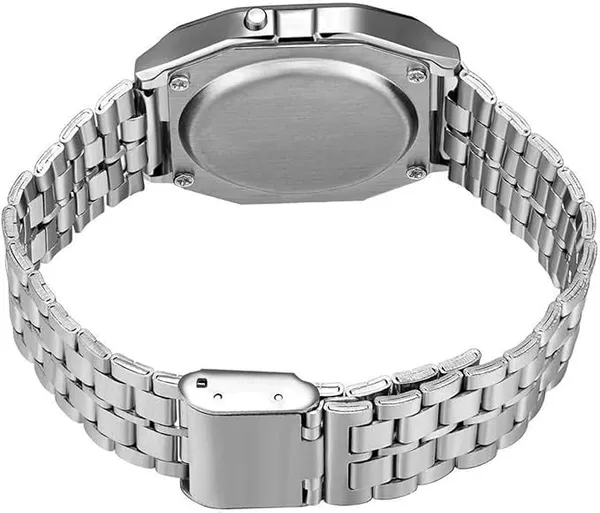 ZYVRA_White-Gold_Faux_Leather_Digital_Watch_For_Unisex