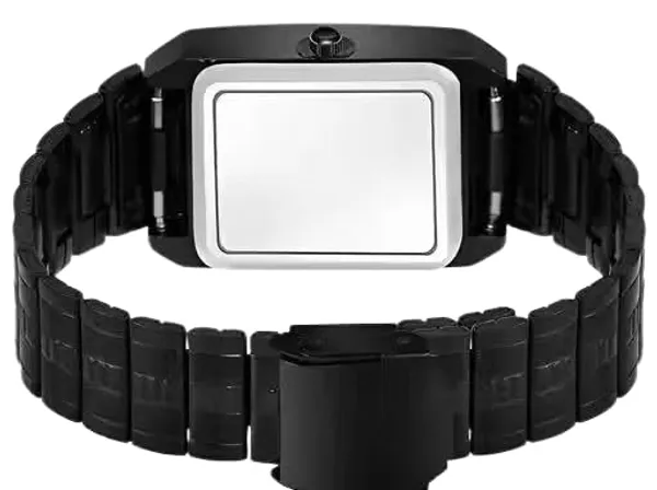 ZYVRA_Black_Faux_Leather_Analog_Watch_For_Unisex