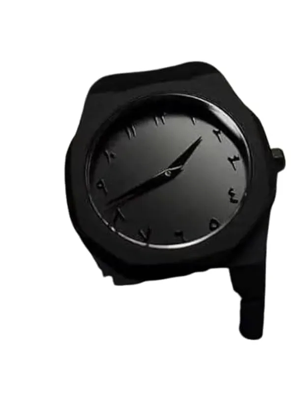 ZYVRA_Black_Faux_Leather_Analog_Watch_For_Unisex