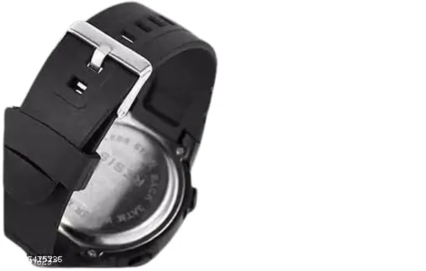 ZYVRA_Black_Faux_Leather_Digital_Watch_For_Unisex