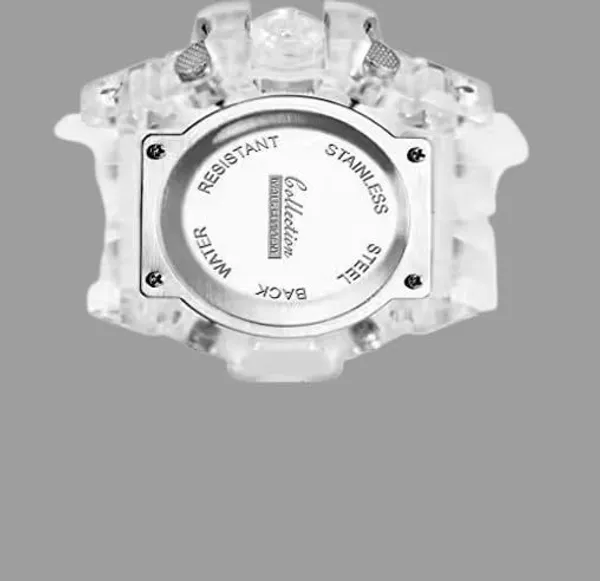 ZYVRA_White_Faux_Leather_Digital_Watch_For_Unisex