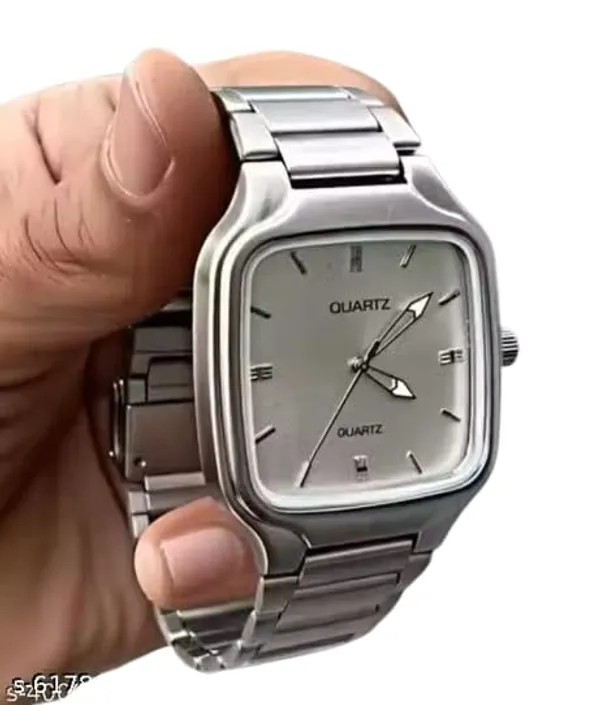 ZYVRA_Silver_Faux_Leather_Analog_Watch_For_Unisex