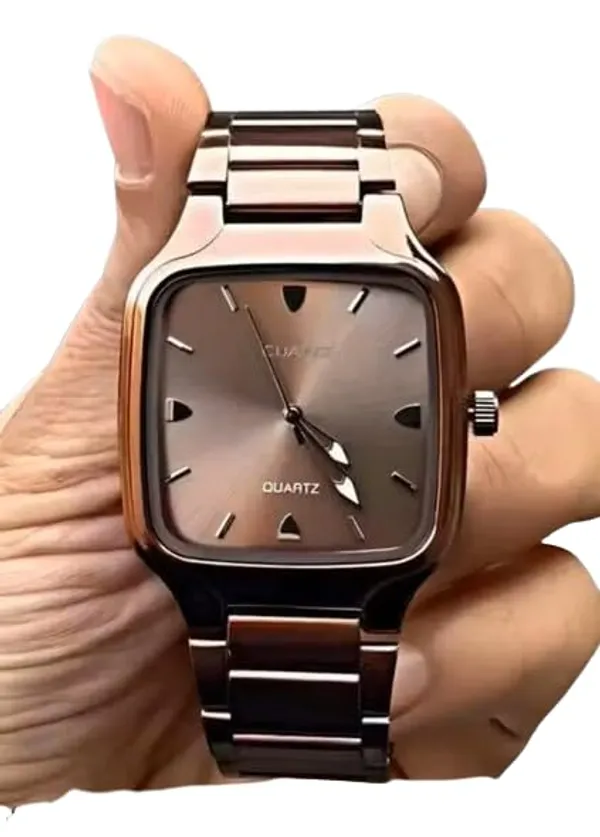 ZYVRA_Rose_Gold_Faux_Leather_Analog_Watch_For_Unisex