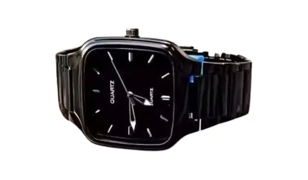 ZYVRA_Black_Faux_Leather_Analog_Watch_For_Unisex