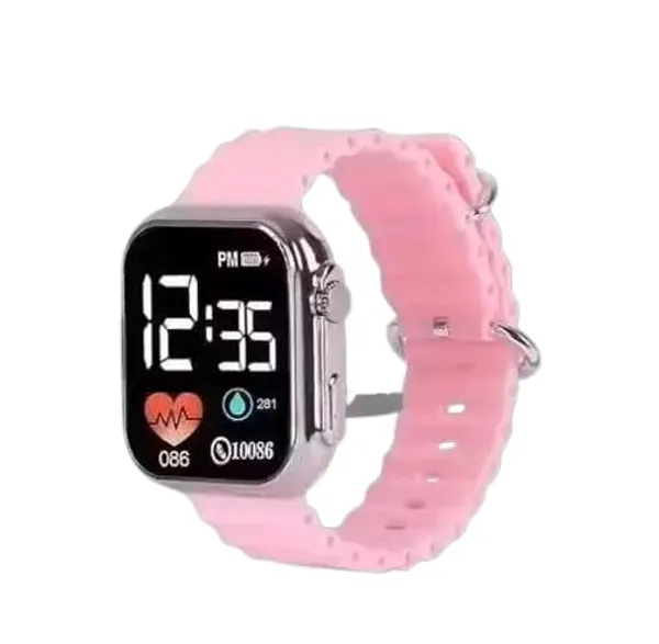ZYVRA_Multicolor_Faux_Leather_Digital_Watch_For_Unisex