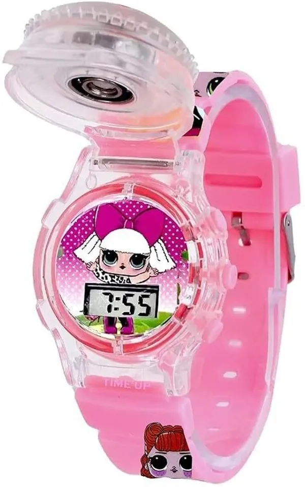 ZYVRA_Red,_Pink_Faux_Leather_Analog_Watch_For_Unisex