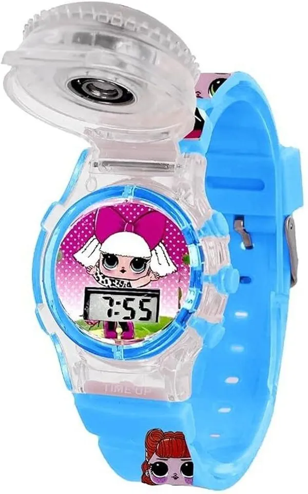 ZYVRA_Red,_Blue_Faux_Leather_Analog_Watch_For_Unisex