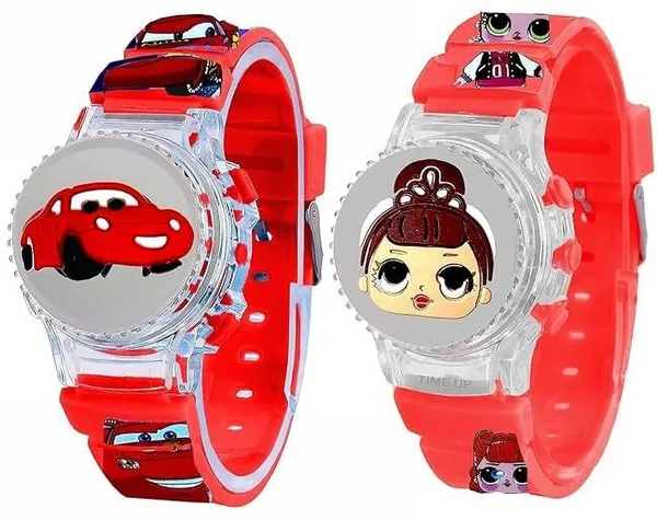 ZYVRA_Red_Faux_Leather_Analog_Watch_For_Unisex
