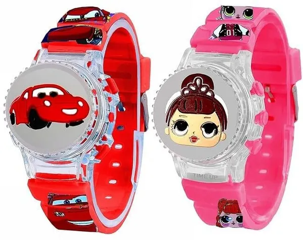 ZYVRA_Pink,_Red_Faux_Leather_Analog_Watch_For_Unisex