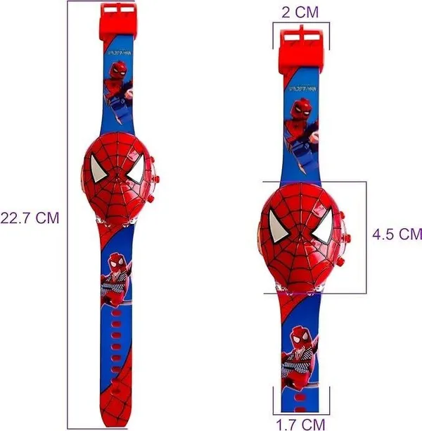 ZYVRA_Red_Faux_Leather_Digital_Watch_For_Unisex