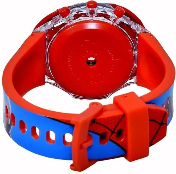 ZYVRA_Red_Faux_Leather_Digital_Watch_For_Unisex