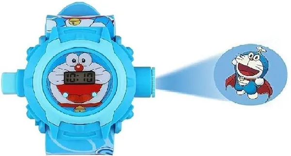 ZYVRA_Blue_Faux_Leather_Digital_Watch_For_Unisex