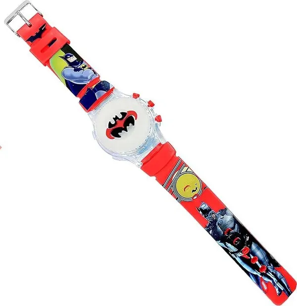 ZYVRA_Red_Faux_Leather_Digital_Watch_For_Unisex
