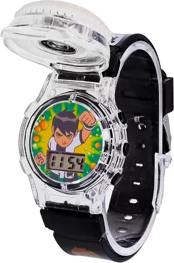 ZYVRA_Black_Faux_Leather_Digital_Watch_For_Unisex