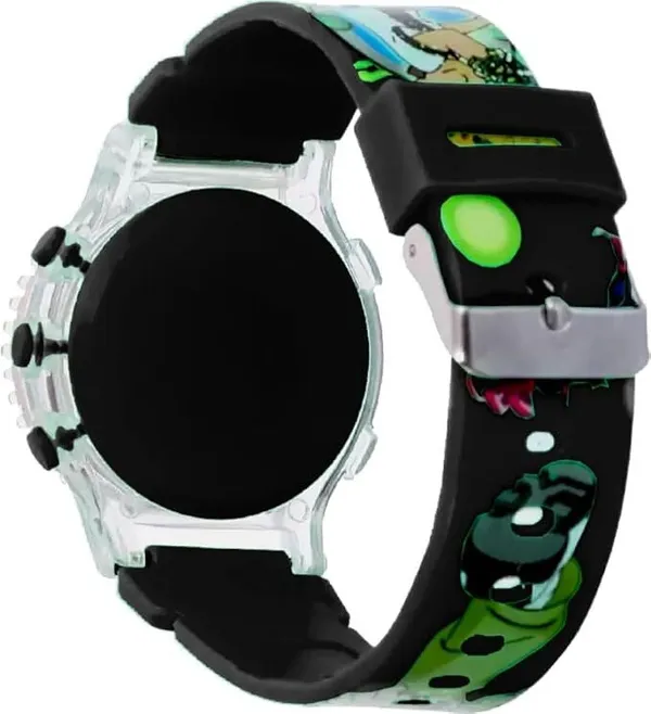 ZYVRA_Black_Faux_Leather_Digital_Watch_For_Unisex