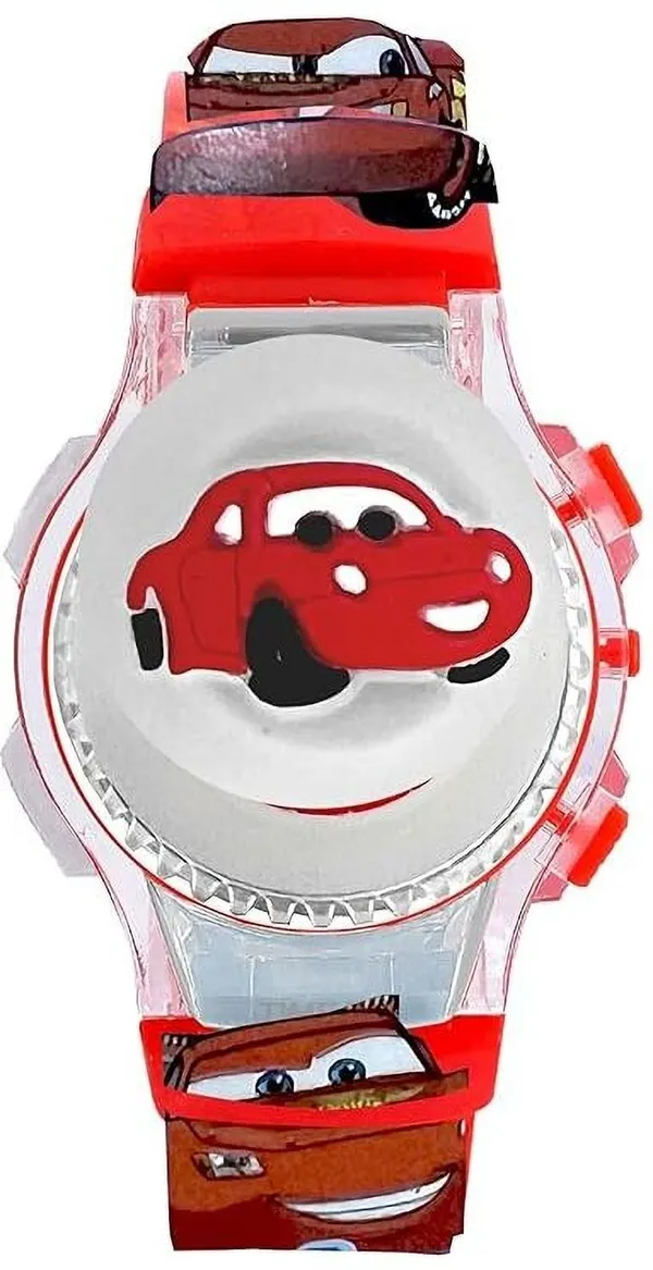 ZYVRA_Red_Faux_Leather_Digital_Watch_For_Unisex