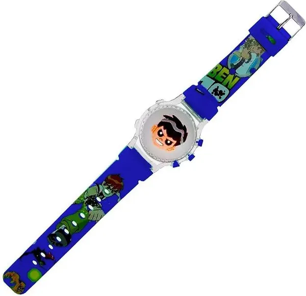 ZYVRA_Blue_Faux_Leather_Digital_Watch_For_Unisex