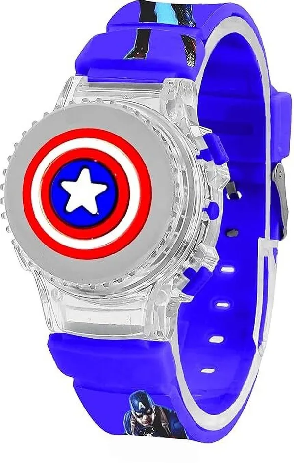 ZYVRA_Blue_Faux_Leather_Digital_Watch_For_Unisex