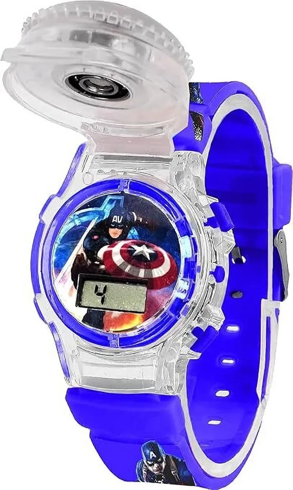 ZYVRA_Blue_Faux_Leather_Digital_Watch_For_Unisex