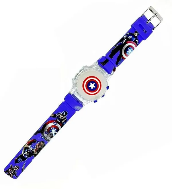 ZYVRA_Blue_Faux_Leather_Digital_Watch_For_Unisex