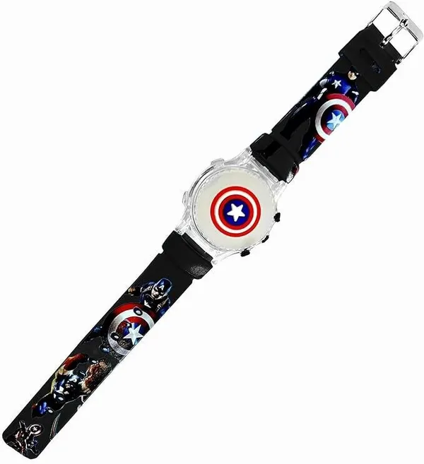 ZYVRA_Black_Faux_Leather_Digital_Watch_For_Unisex