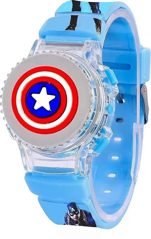 ZYVRA_Blue_Faux_Leather_Digital_Watch_For_Unisex