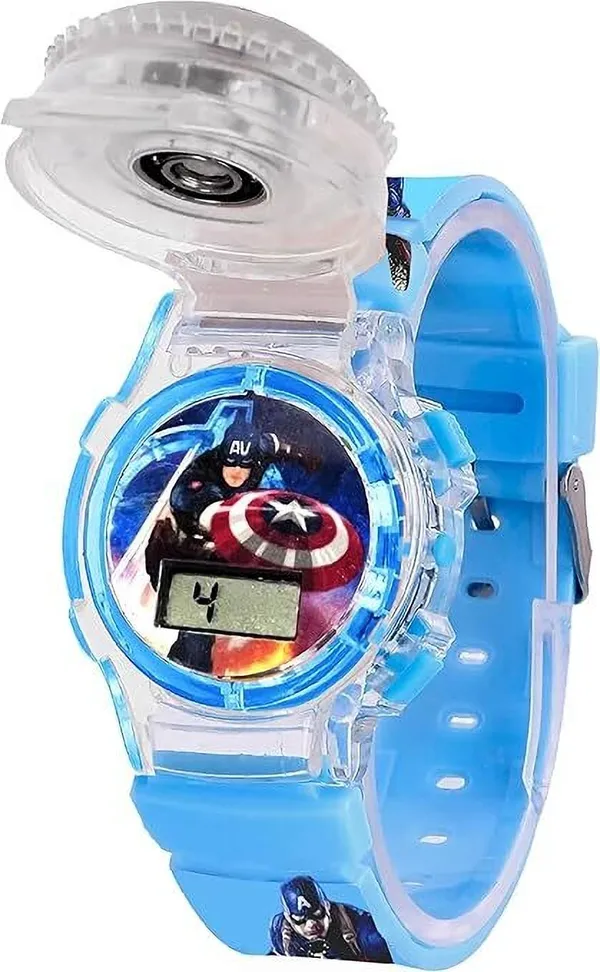 ZYVRA_Blue_Faux_Leather_Digital_Watch_For_Unisex
