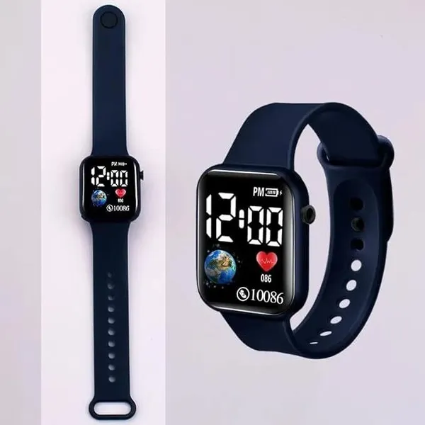 ZYVRA_Blue,_Green_Faux_Leather_Digital_Watch_For_Unisex