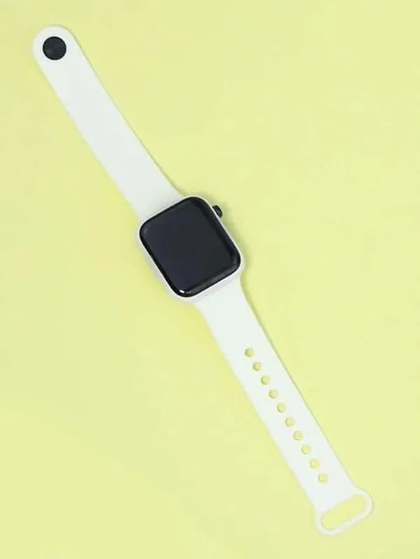 ZYVRA_White_Faux_Leather_Digital_Watch_For_Unisex