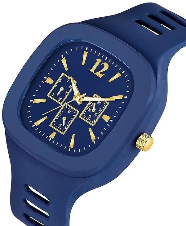 ZYVRA_Blue_Faux_Leather_Analog_Watch_For_Unisex