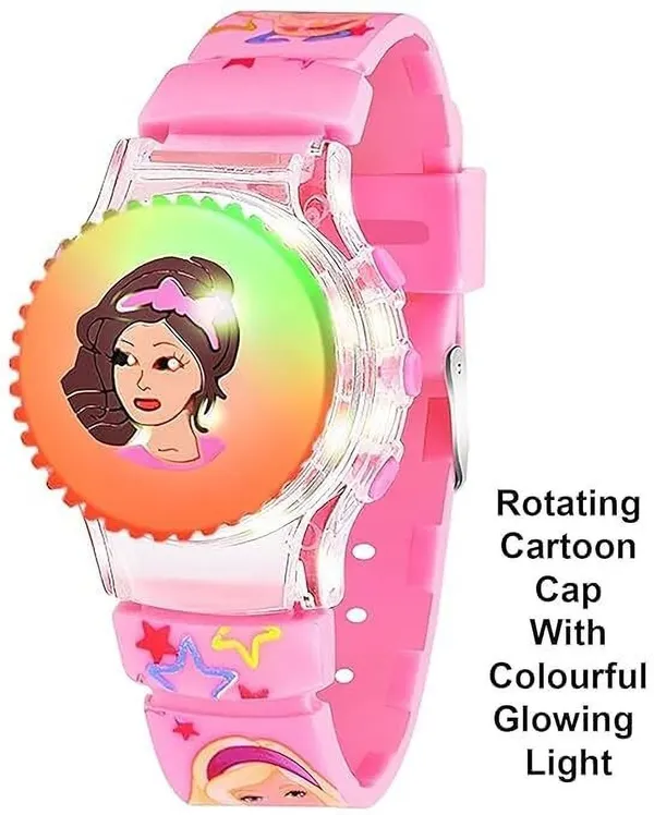 ZYVRA_Black,_Pink_Faux_Leather_Analog_Watch_For_Unisex