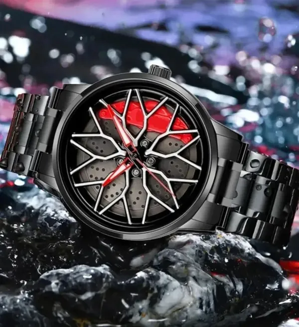 ZYVRA_Black_Faux_Leather_Analog_Watch_For_Unisex