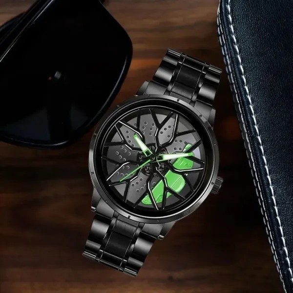ZYVRA_Black_Stainless_Steel_Analog_Watch_For_Unisex