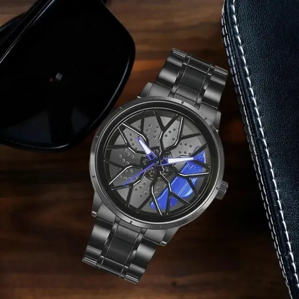 ZYVRA_Black_Stainless_Steel_Analog_Watch_For_Unisex