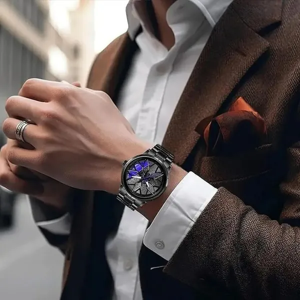 ZYVRA_Black_Stainless_Steel_Analog_Watch_For_Unisex