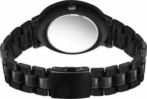 ZYVRA_Black_Faux_Leather_Analog_Watch_For_Unisex