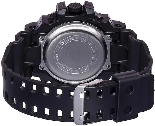 ZYVRA_Black_Faux_Leather_Digital_Watch_For_Unisex