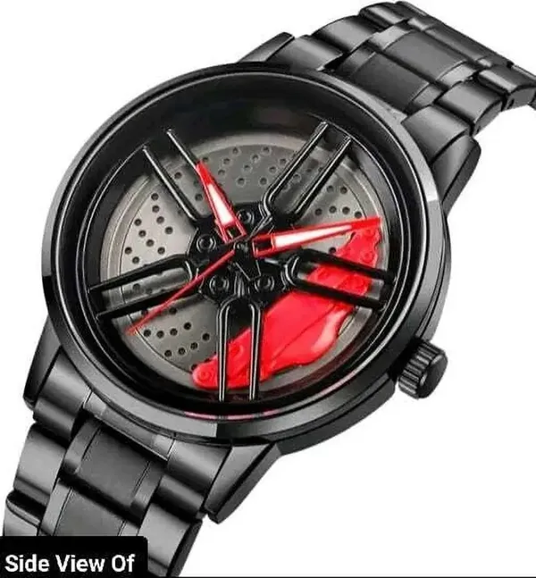 ZYVRA_Black_Stainless_Steel_Analog_Watch_For_Unisex