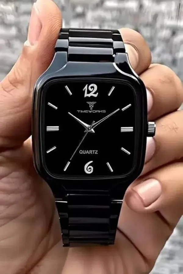 ZYVRA_Black_Stainless_Steel_Analog_Watch_For_Unisex