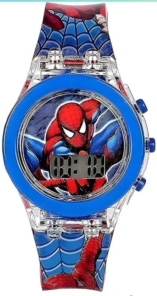 ZYVRA_Blue_Faux_Leather_Digital_Watch_For_Unisex