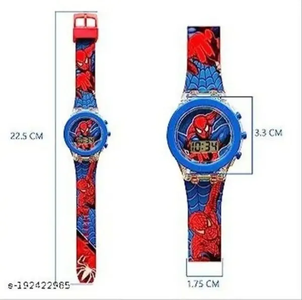 ZYVRA_Blue_Faux_Leather_Digital_Watch_For_Unisex