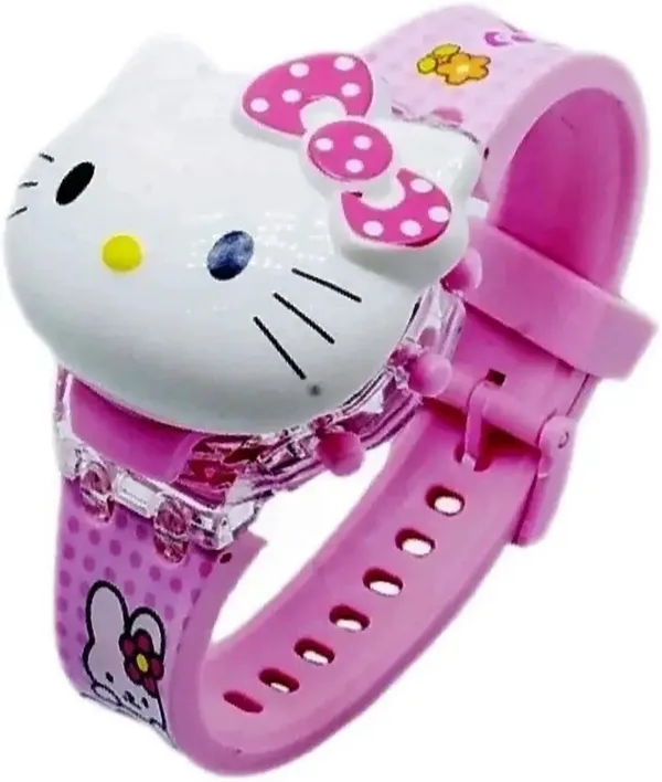 ZYVRA_Pink_Faux_Leather_Digital_Watch_For_Unisex
