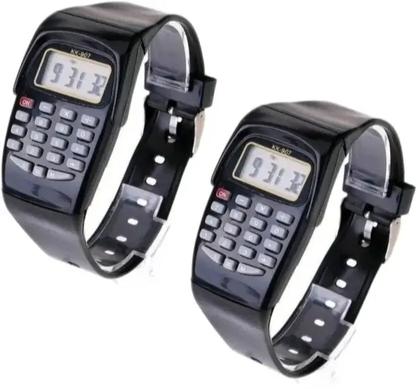 ZYVRA_Black_Faux_Leather_Digital_Watch_For_Unisex